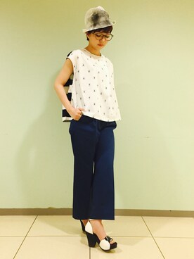 「io（イオ）のアイテム」を使った、DAIさん（レディース・154cm）の夏コーディネート