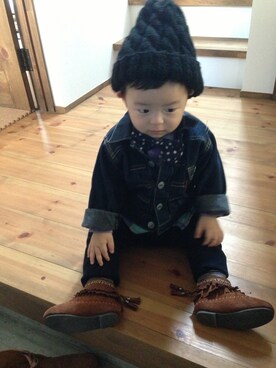 mumuさん(キッズ・80cm)の冬コーディネート