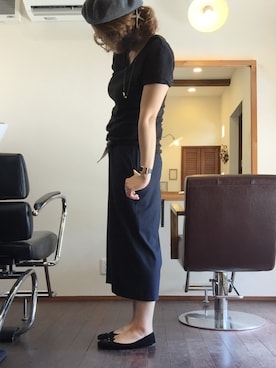 「DHOLIC（ディーホリック）のアイテム（ブレスレット）」を使った、mumuさん（レディース・168cm）の夏コーディネート