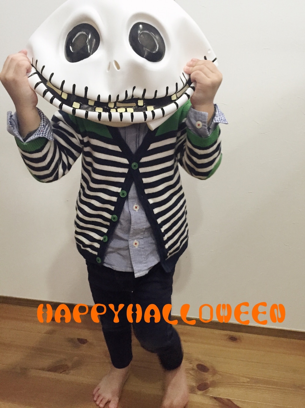 「halloween、ハロウィン、ハロウィンパーティー、2歳」｜「ちぎりパンアート♡のアイテム（その他、その他）」を使った、mumuさん（キッズ・90cm）の秋コーディネートの1枚目の写真