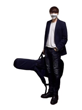 「customellow（カスタムメロウ）のアイテム」を使った、시현さん（メンズ・174cm）の秋コーディネート