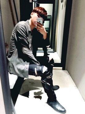 ブーツを使った 夏コーデ のメンズ人気ファッションコーディネート 地域 韓国 Wear