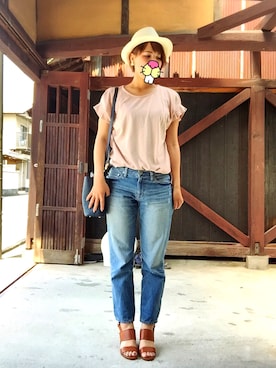 「ハットコーデ」｜koozzmaiさん（レディース・160cm）の夏コーディネート