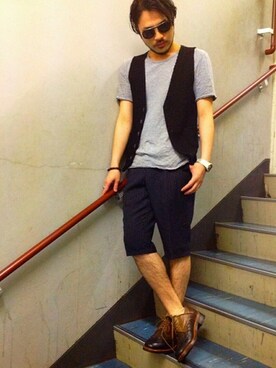 PAPASOLTさん（メンズ・171cm）の夏コーディネート