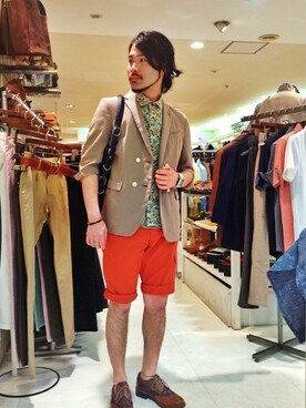 PAPASOLTさん(メンズ・171cm)の夏コーディネート