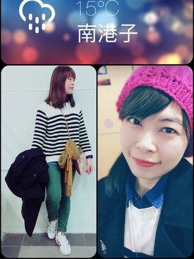 p e iさん（レディース・159cm）の冬コーディネート