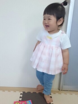 「babygap」｜「アイテム（その他トップス）」を使った、azuazuさん（キッズ・80cm）の春コーディネート