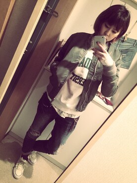 H@。さん（レディース・161cm）の冬コーディネート