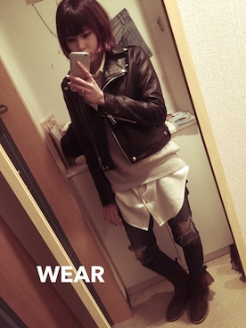 H@。さん（レディース・161cm）の冬コーディネート