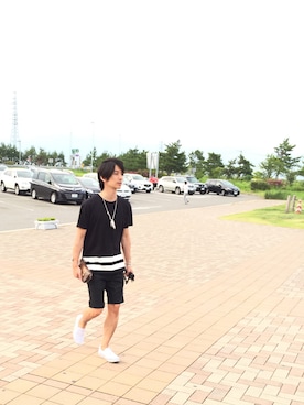 「MIHARAYASUHIRO（ミハラヤスヒロ）のアイテム（財布/小物）」を使った、mame3670さん（メンズ・165cm）の夏コーディネート
