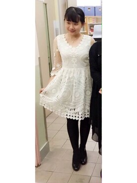 「DOLCE&GABBANA（ドルチェアンドガッバーナ）のアイテム（ワンピース/ドレス）」を使った、北部子さん（レディース・160cm）の夏コーディネート