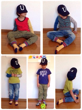 *コアラ*さん(キッズ・120cm)の夏コーディネート