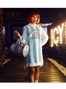 「JOYRICH」｜「アイテム（ワンピース/ドレス）」を使った、amber さん（レディース・158cm）の秋コーディネート