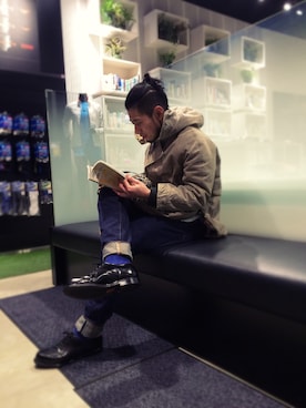 「GRIFFIN（グリフィン）のアイテム」を使った、MASATOSHI KOMORIさん（メンズ・173cm）の春コーディネート