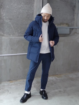 「寒くなってきた」｜MASATOSHI KOMORIさん（メンズ・173cm）の冬コーディネート