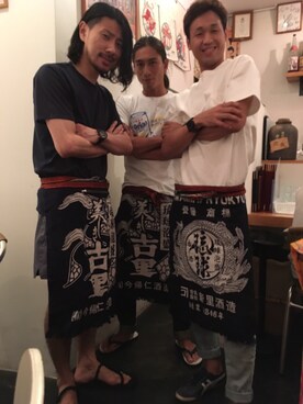 「LIP（リップ）のアイテム」を使った、MASATOSHI KOMORIさん（メンズ・173cm）の夏コーディネート