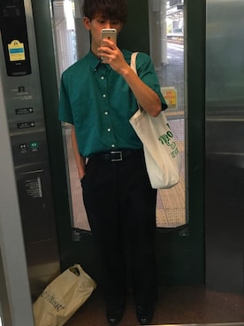 「FOSSIL（フォッシル）のアイテム（アクセサリー）」を使った、Y.Kさん（メンズ・178cm）の夏コーディネート