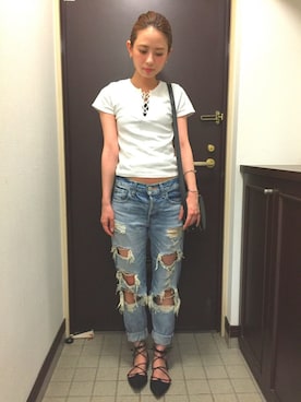 asuka☺︎さん（レディース・156cm）の夏コーディネート