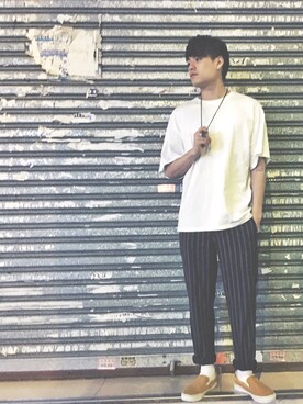 Yatho Wongさん（メンズ・175cm）の夏コーディネート
