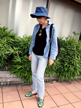 こばやしきえさん（レディース・168cm）の夏コーディネート