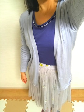 「CLEARIMPRESSION （クリアインプレッション）のアイテム（ジャケット/アウター）」を使った、さぁさん（レディース・155cm）の秋コーディネート