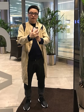 「FRAPBOIS（フラボア）のアイテム（その他アウター）」を使った、antimilochenさん（メンズ・175cm）の秋コーディネート