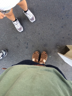 「SLOW（スロウ）のアイテム（パンツ）」を使った、chiiro☺︎さん（レディース・162cm）の夏コーディネート