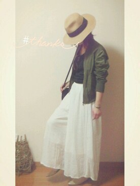 「aveil（アベイル）のアイテム（パンツ）」を使った、❁ÿukko❁さん（レディース・157cm）の春コーディネート