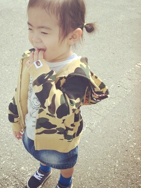 𝔸𝕔𝕠𝕠𝕠¨̮⑅*さん（キッズ・90cm）の秋コーディネート