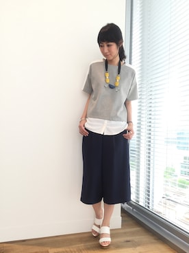 「HARE（ハレ）のアイテム（シューズ）」を使った、inhhhan®さん（レディース・165cm）の春コーディネート