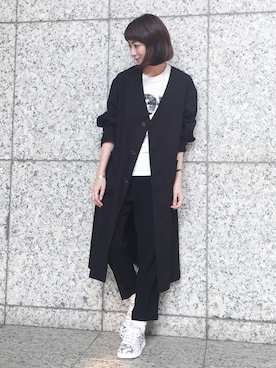 「HARE（ハレ）のアイテム（その他アウター）」を使った、inhhhan®さん（レディース・165cm）の秋コーディネート