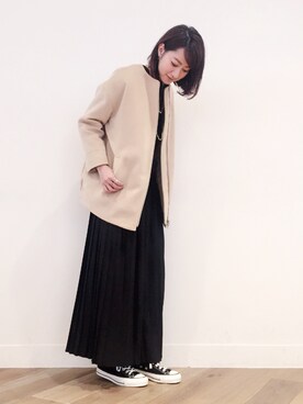 「HARE（ハレ）のアイテム（チョーカー）」を使った、inhhhan®さん（レディース・165cm）の冬コーディネート