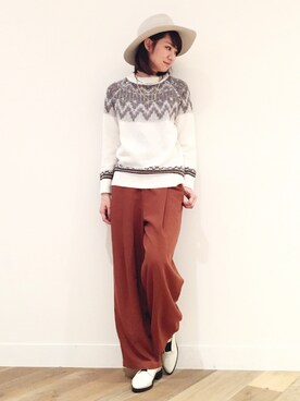 「HARE」｜「アイテム（福袋/福箱）」を使った、inhhhan®さん（レディース・165cm）の冬コーディネート