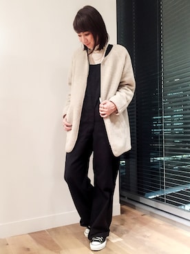 「HARE（ハレ）のアイテム（チョーカー）」を使った、inhhhan®さん（レディース・165cm）の冬コーディネート