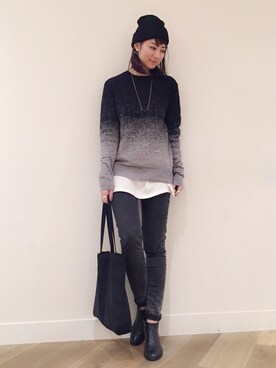 inhhhan®さん（レディース・165cm）の冬コーディネート