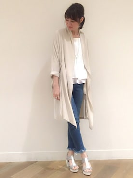 「HARE（ハレ）のアイテム（オールインワン・サロペット）」を使った、inhhhan®さん（レディース・165cm）の春コーディネート
