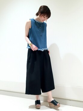 「HARE（ハレ）のアイテム（ピアス（両耳用））」を使った、inhhhan®さん（レディース・165cm）の春コーディネート