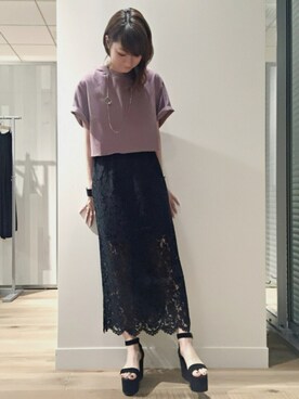 「CABANE de ZUCCa（カバンドズッカ）のアイテム（腕時計）」を使った、inhhhan®さん（レディース・165cm）の夏コーディネート
