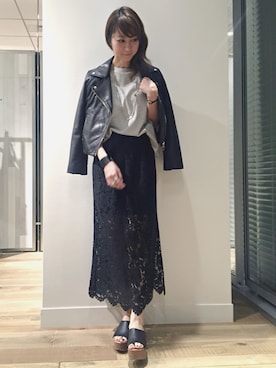 「CABANE de ZUCCa（カバンドズッカ）のアイテム（腕時計）」を使った、inhhhan®さん（レディース・165cm）の夏コーディネート