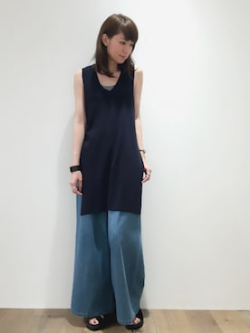 「CABANE de ZUCCa（カバンドズッカ）のアイテム（腕時計）」を使った、inhhhan®さん（レディース・165cm）の夏コーディネート