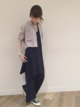 「HARE（ハレ）のアイテム（チョーカー）」を使った、inhhhan®さん（レディース・165cm）の夏コーディネート