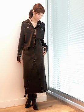 「Another Edition（アナザーエディション）のアイテム（アクセサリー）」を使った、inhhhan®さん（レディース・165cm）の秋コーディネート