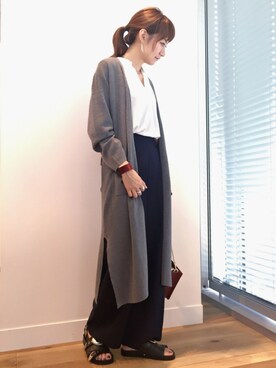 「HARE（ハレ）のアイテム（チョーカー）」を使った、inhhhan®さん（レディース・165cm）の秋コーディネート