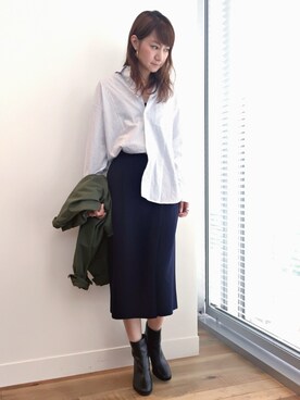 「HARE（ハレ）のアイテム（チョーカー）」を使った、inhhhan®さん（レディース・165cm）の秋コーディネート