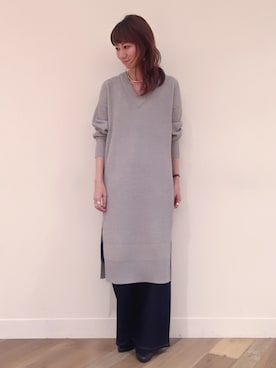 「HARE（ハレ）のアイテム（チョーカー）」を使った、inhhhan®さん（レディース・165cm）の秋コーディネート