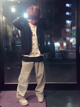 「mercibeaucoup,（メルシーボークー）のアイテム（テーラードジャケット）」を使った、(((ゆうちょん)))さん（メンズ・163cm）の冬コーディネート