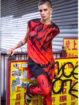 「NEW BRAND（ニューブランド）のアイテム」を使った、akolodnerさん（レディース・175cm）の秋コーディネート