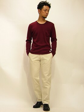「 バックジップ」｜セキさん（メンズ・180cm）の秋コーディネート