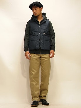「 バックジップ」｜セキさん（メンズ・180cm）の秋コーディネート