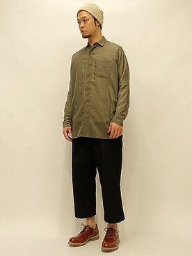 「 ビッグシルエット」｜セキさん（メンズ・180cm）の冬コーディネート